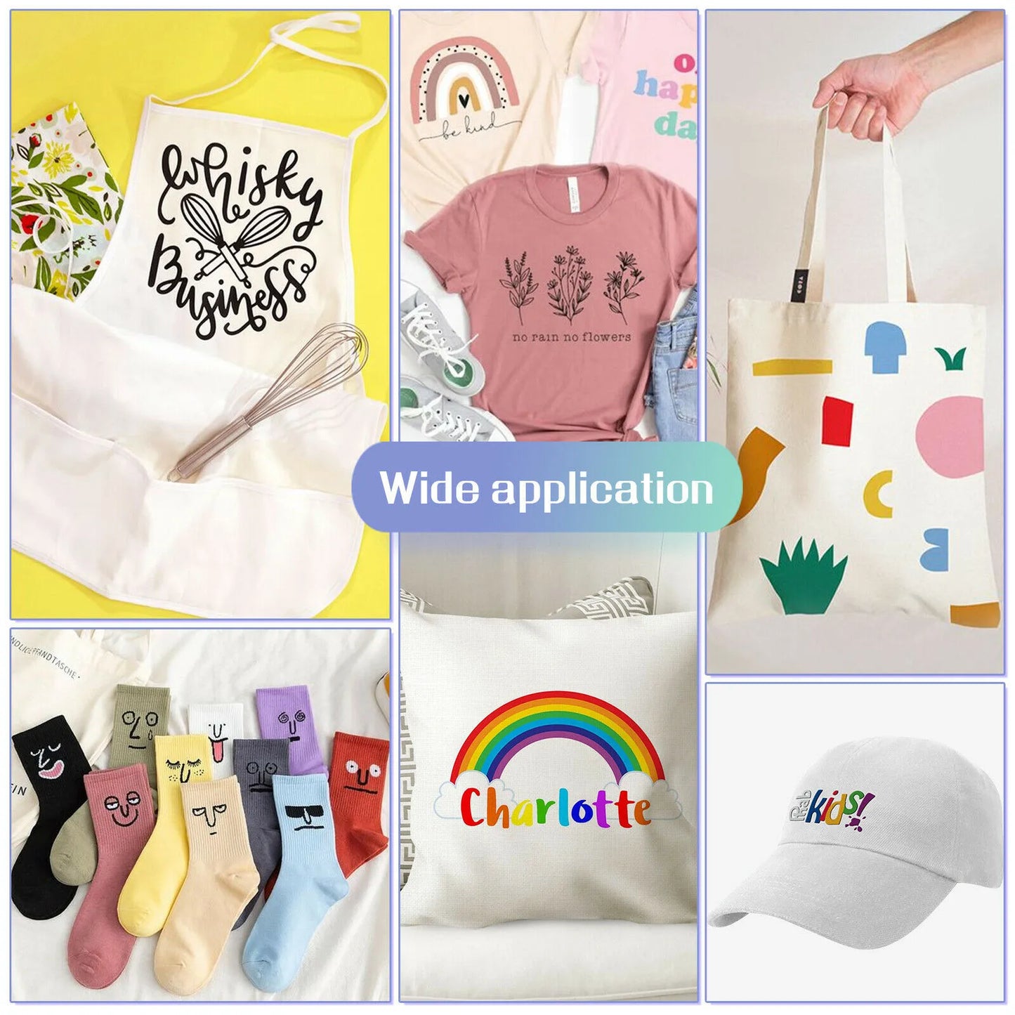 Cricut-Compatible: 14 HTV Rolls – 30 x 90 cm – Colourful PU Heat Transfer Vinyl Bundle for Iron-On on Textiles & Gifts